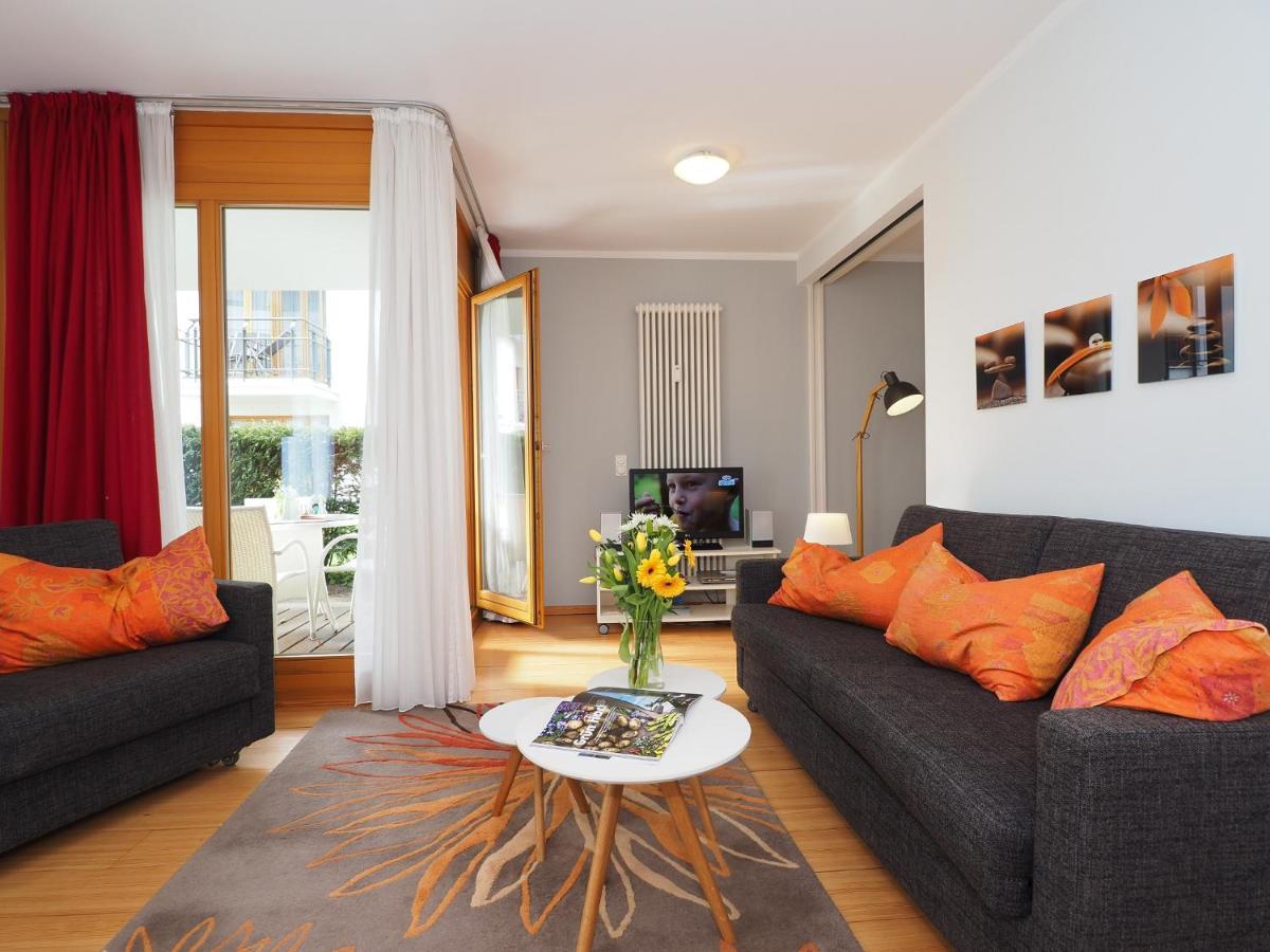 Kaiservillen Heringsdorf - Ferienwohnung Mit 1 Schlafzimmer Und Terrasse D201 Bagian luar foto